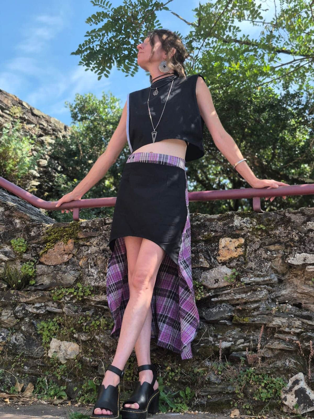 Jupe Asymétrique Punk