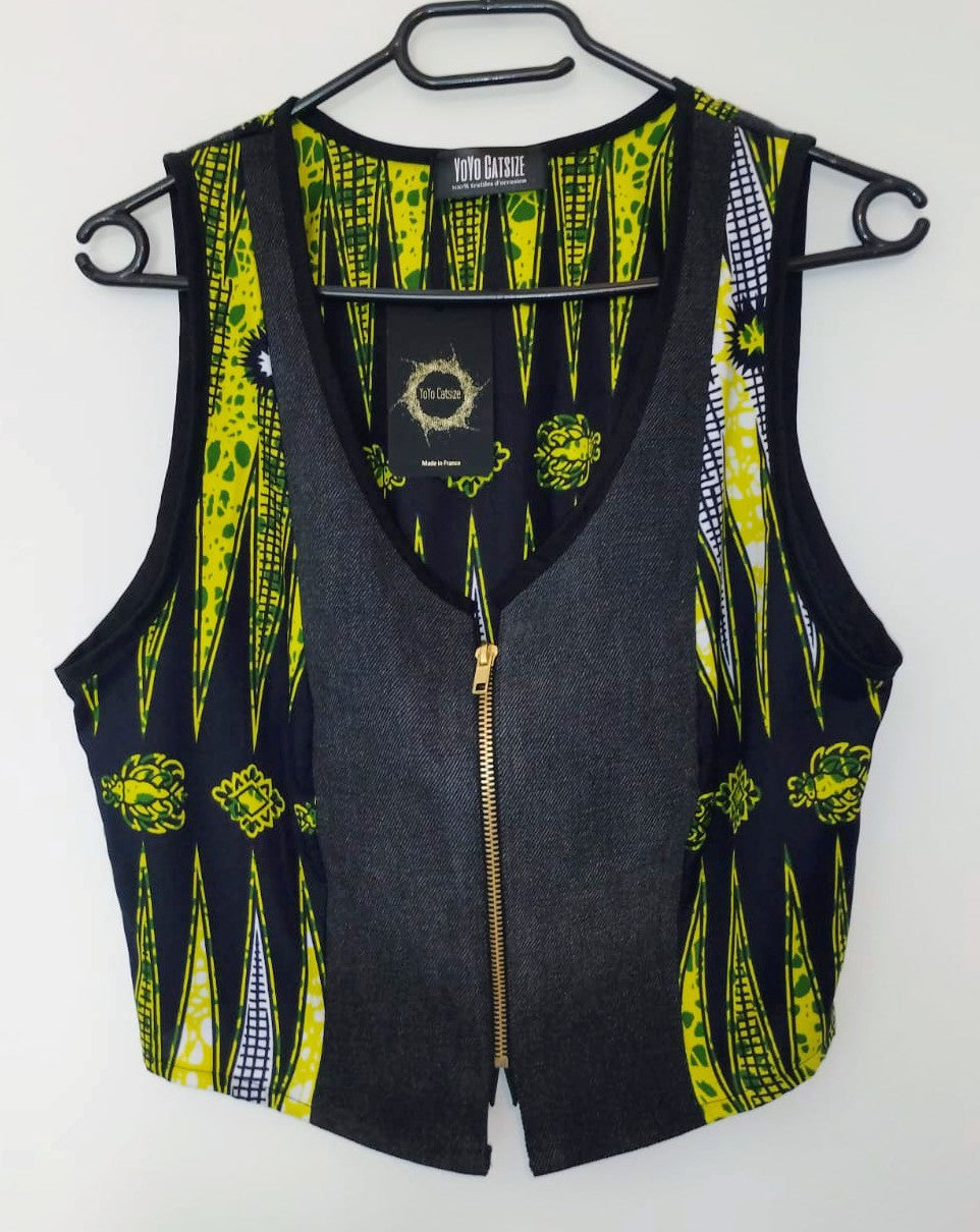 Gilet Corset Bimatière "Hybrid Riot"