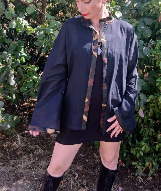 Kimono Bicolore Punk Rock & Camouflage