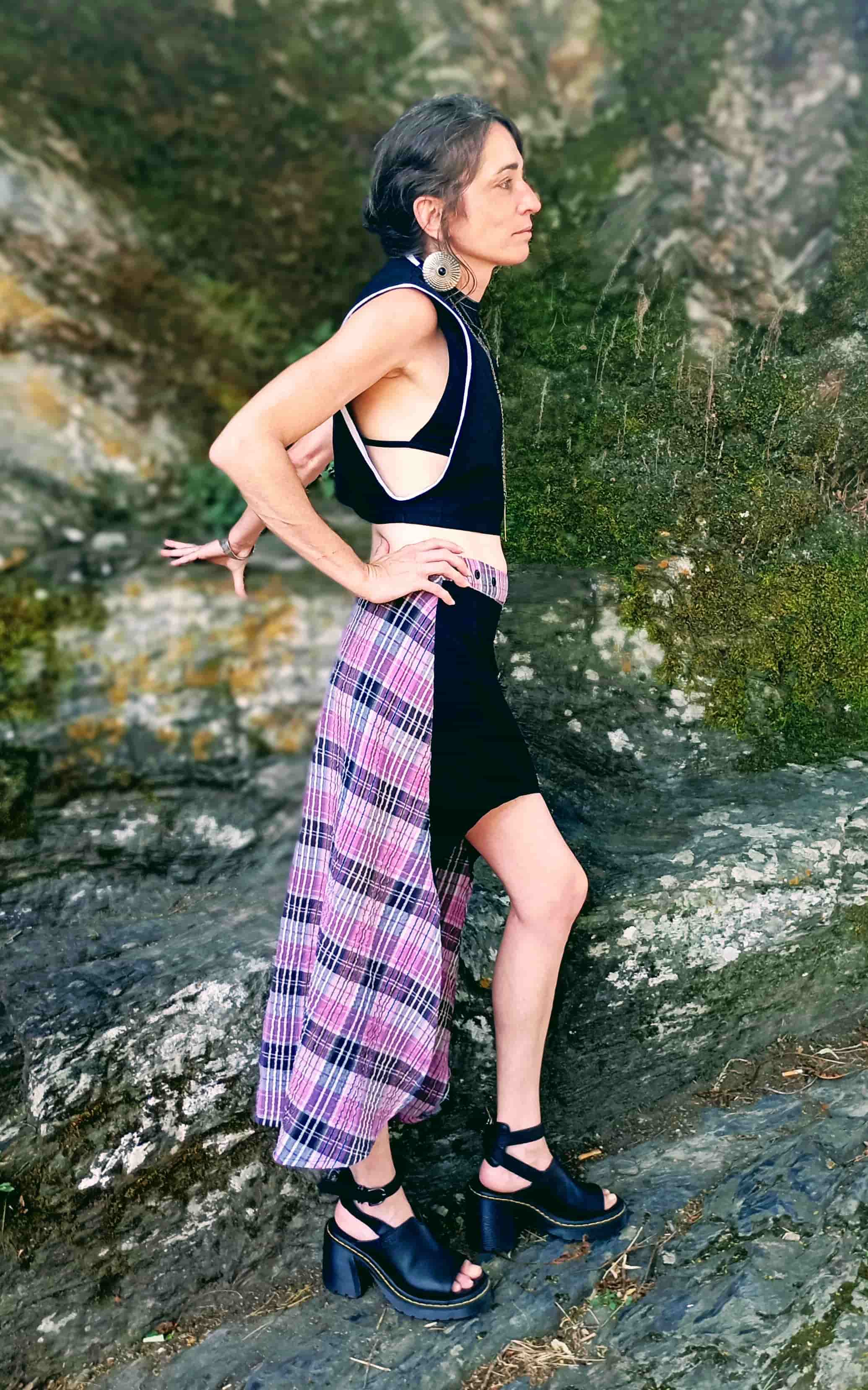 Jupe Asymétrique Punk