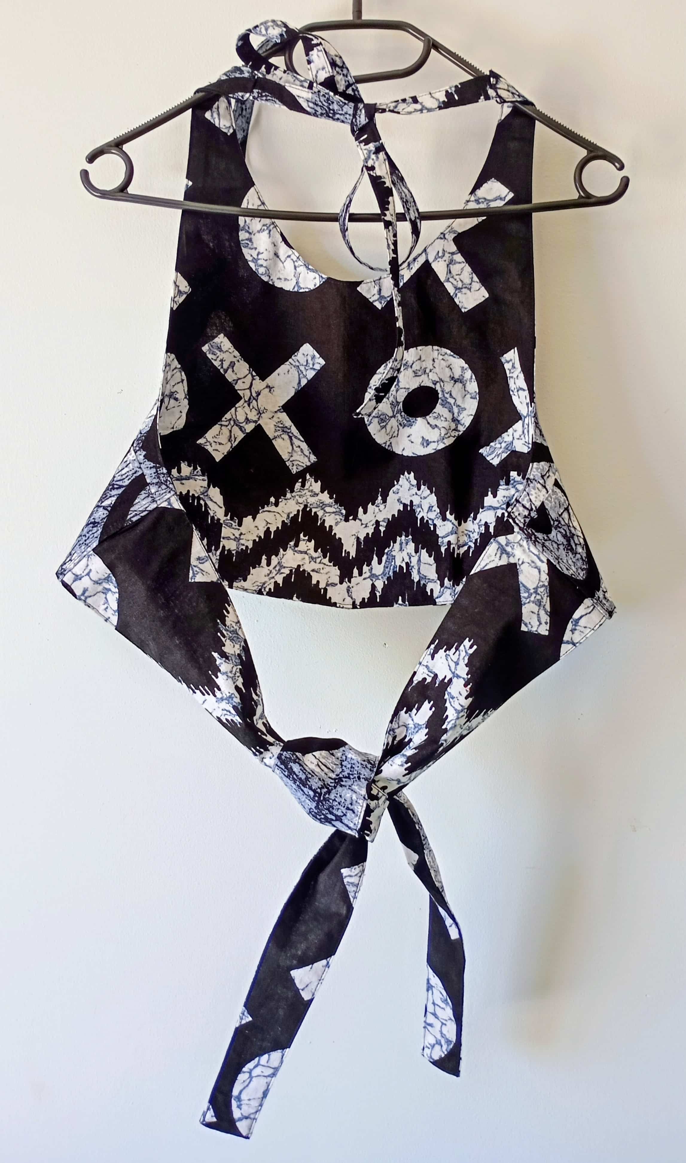 Crop Top Dos Nu Réversible en Wax