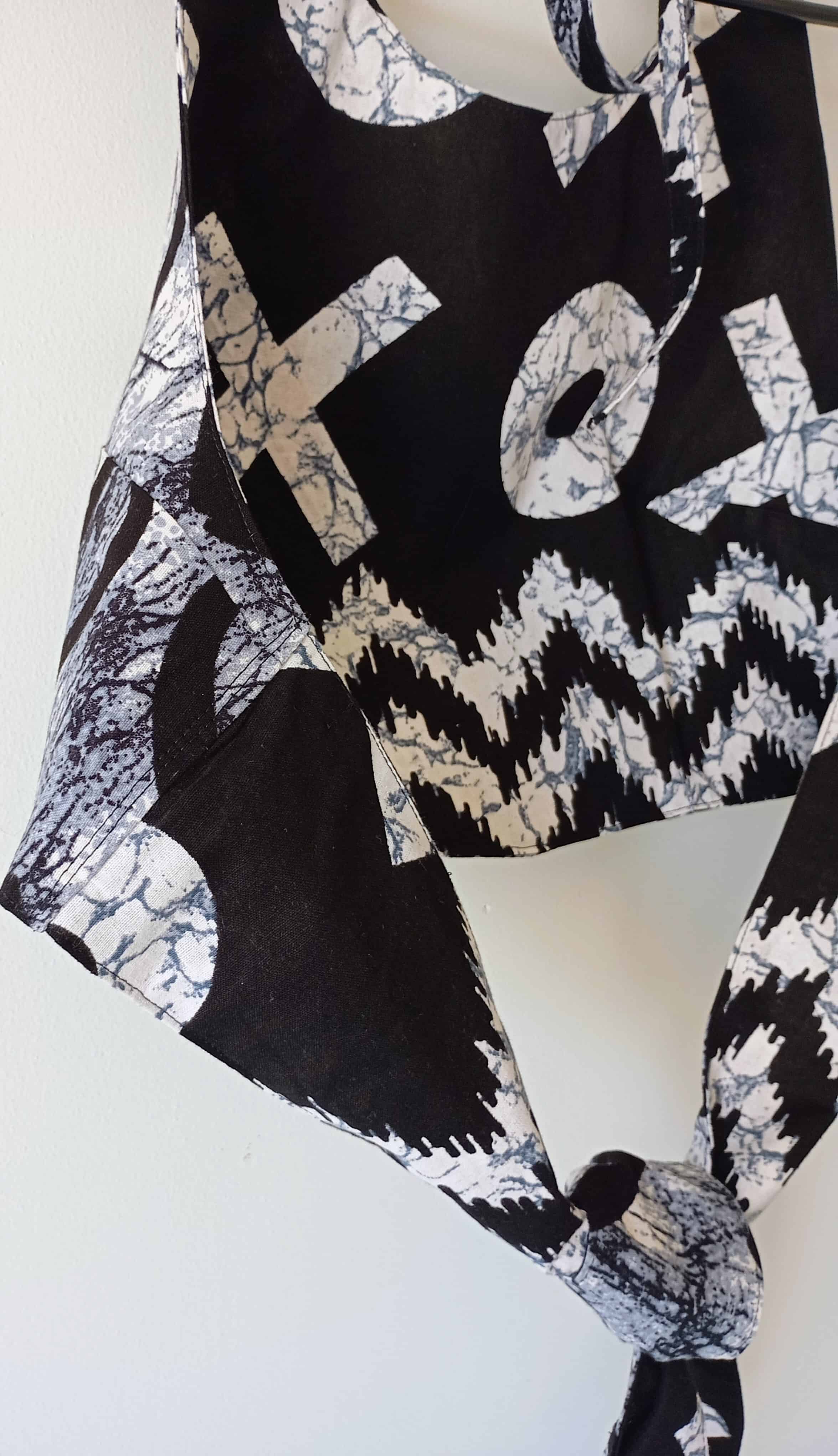 Crop Top Dos Nu Réversible en Wax