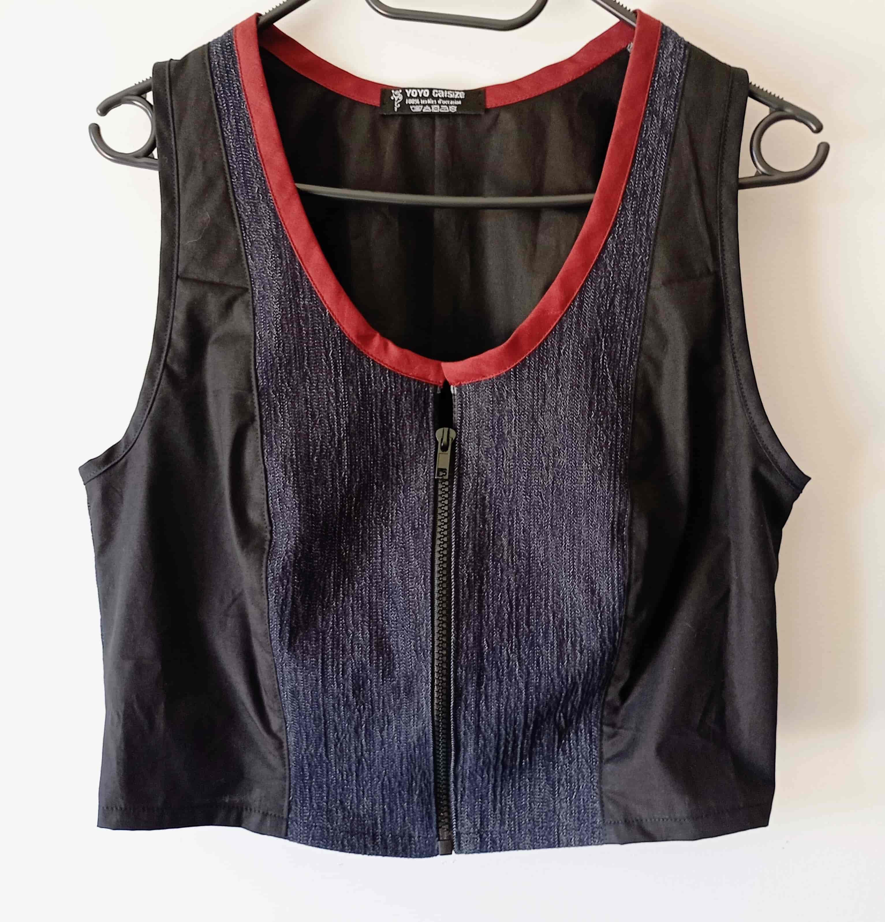 Top Bi-Matière Rock & Rebelle