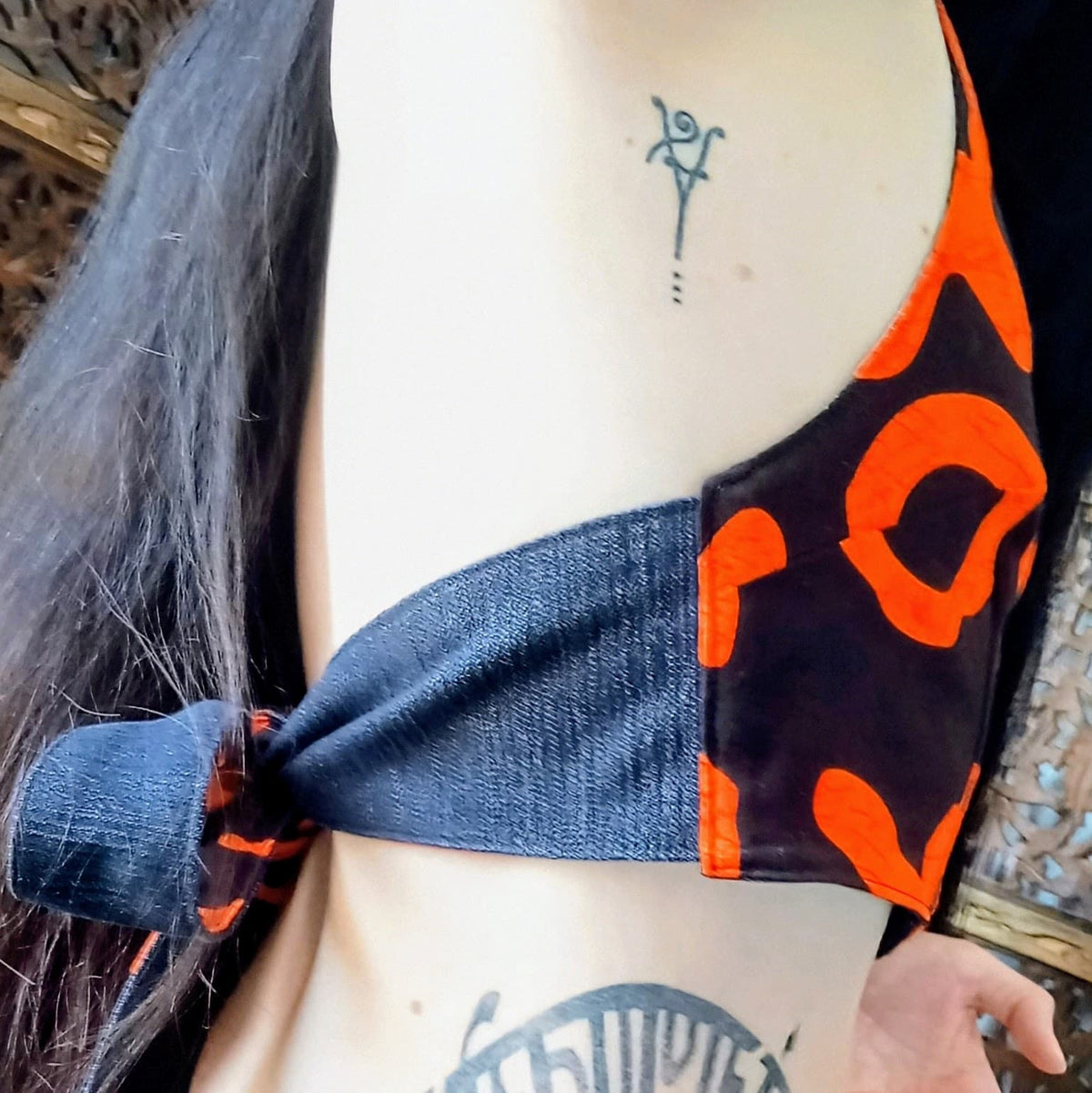 Crop Top Dos Nu Réversible