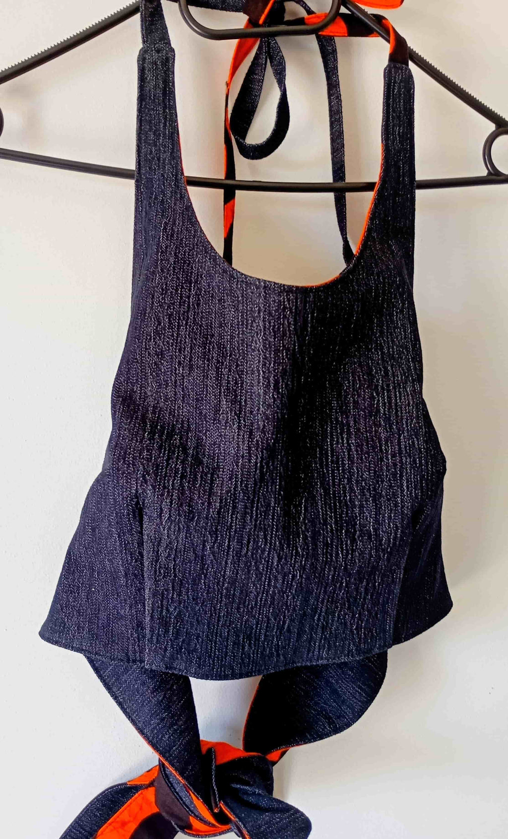 Crop Top Dos Nu Réversible