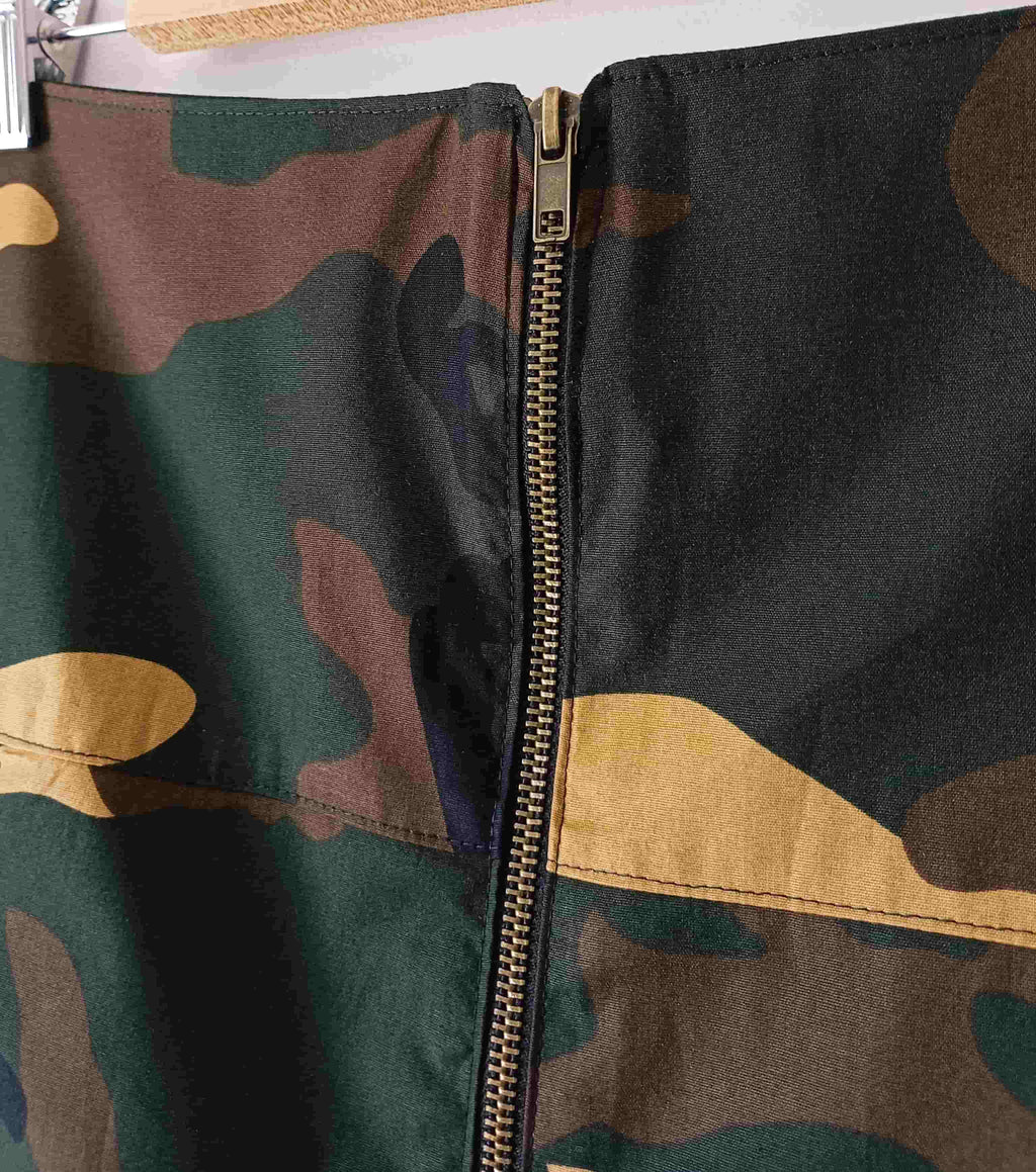 Jupe courte camouflage