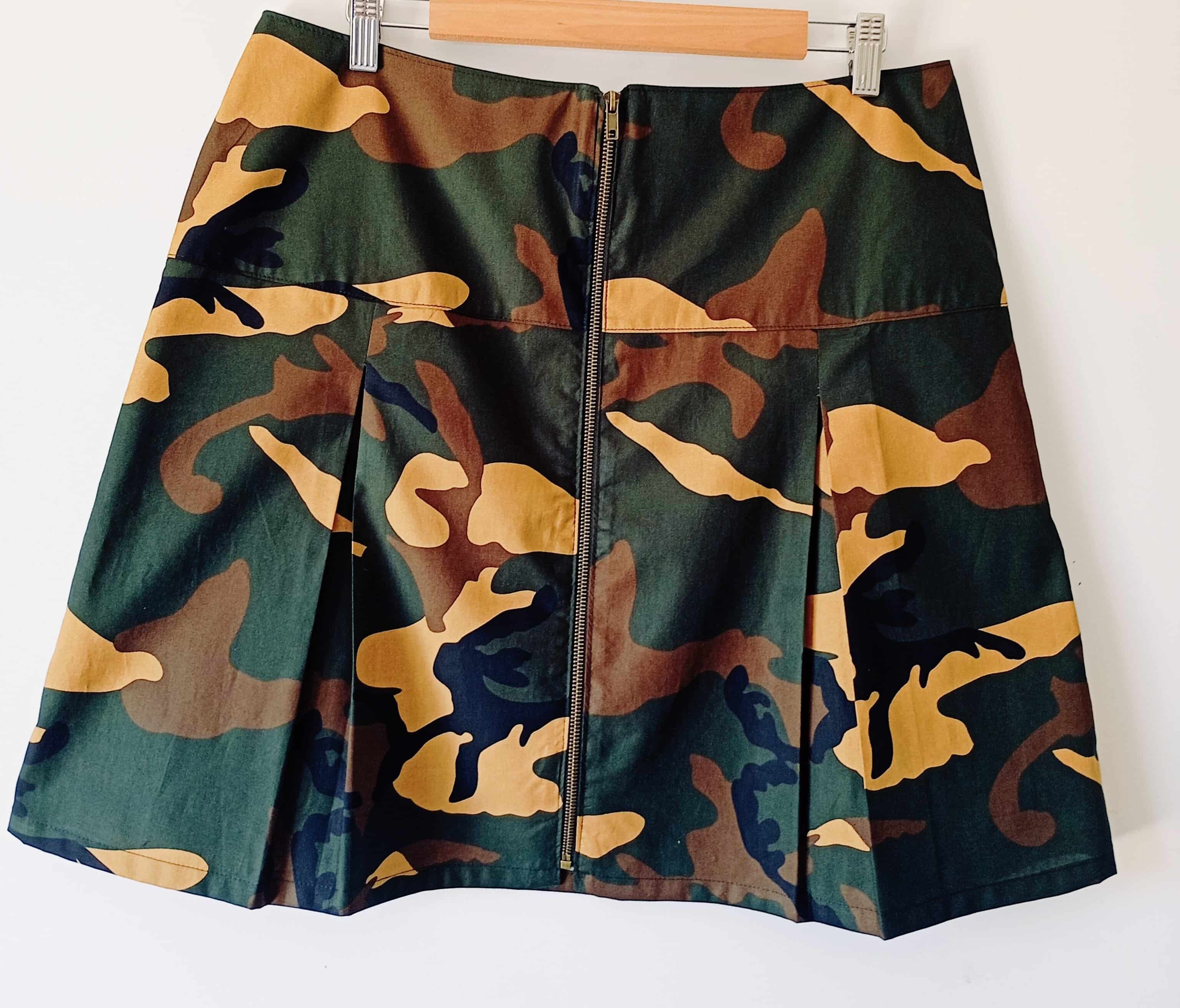 Jupe courte camouflage